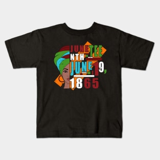 Juneteenth, June 19th, 1865, Black History Kids T-Shirt